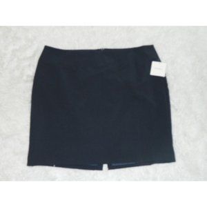 Ellen Tracy Skirt Navy Blue Pencil Plus Size Skirt Size 24W